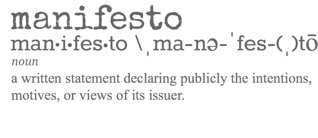 manifesto-definition
