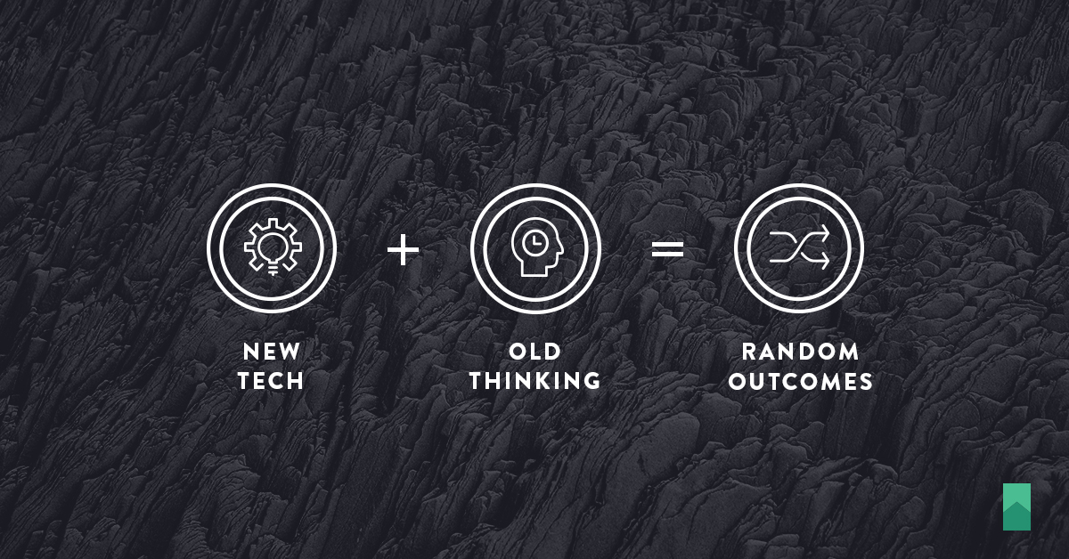 New Technology Together With Old Thinking Equate to Random Outcomes
