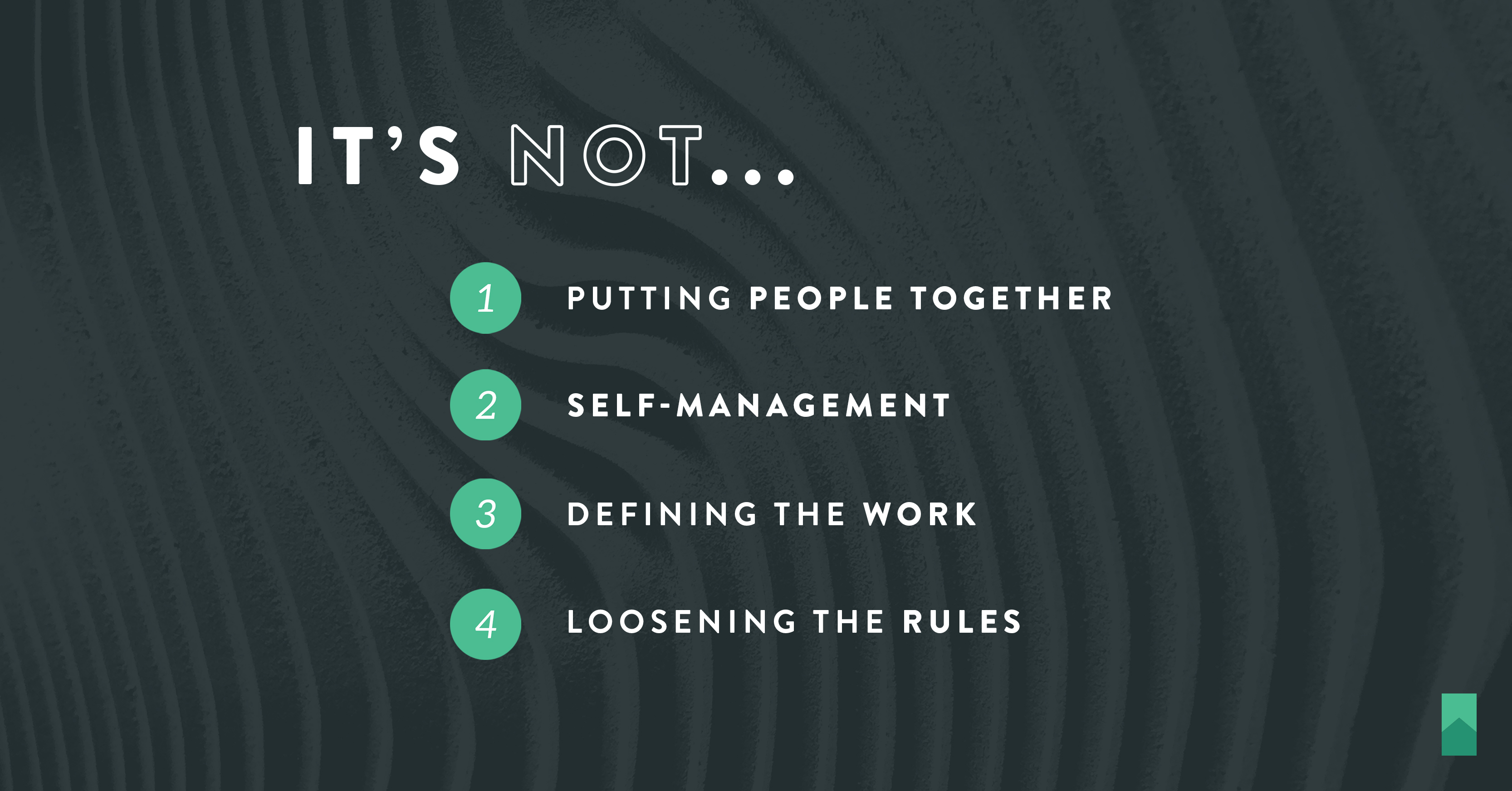 Limits of a Self Organizing Team