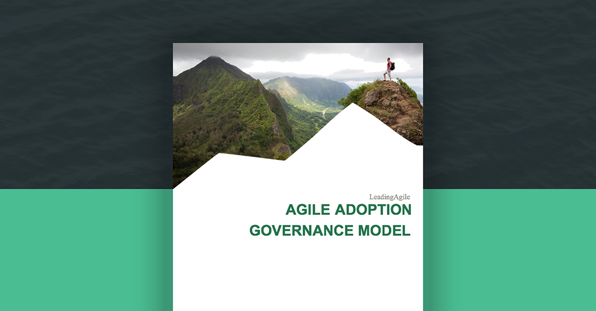Agile Adoption Governance Model