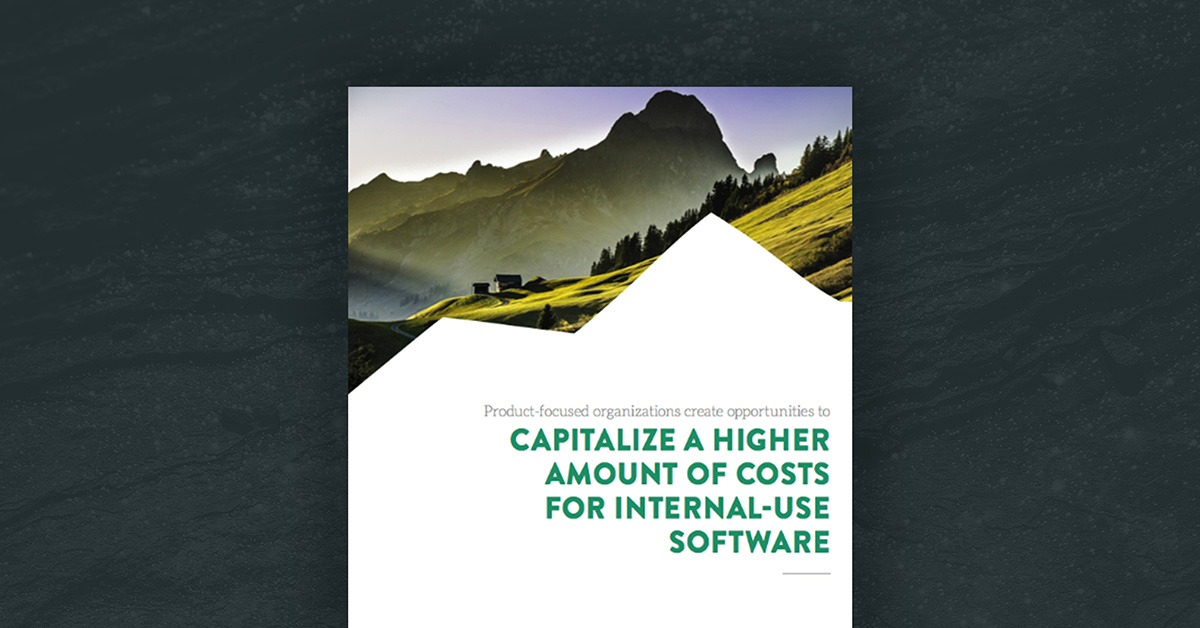 Capitalize a Higher Amount of Costs for Internal-Use Software