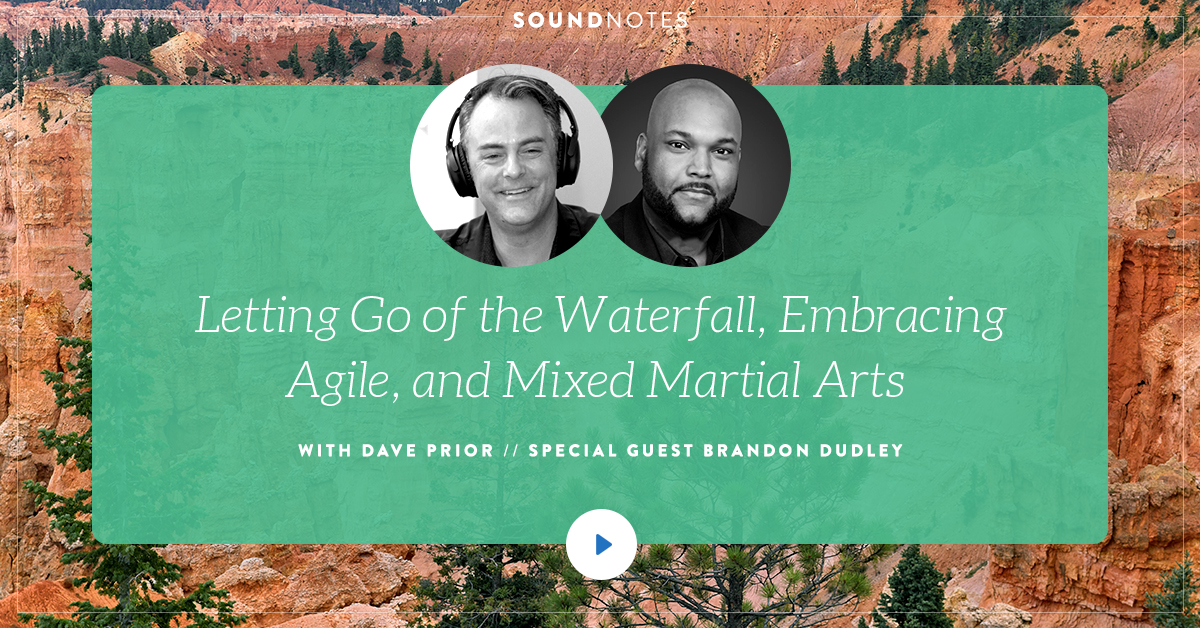Letting Go of the Waterfall, Embracing Agile, <br>and Mixed Martial Arts <br>w/ Brandon Dudley