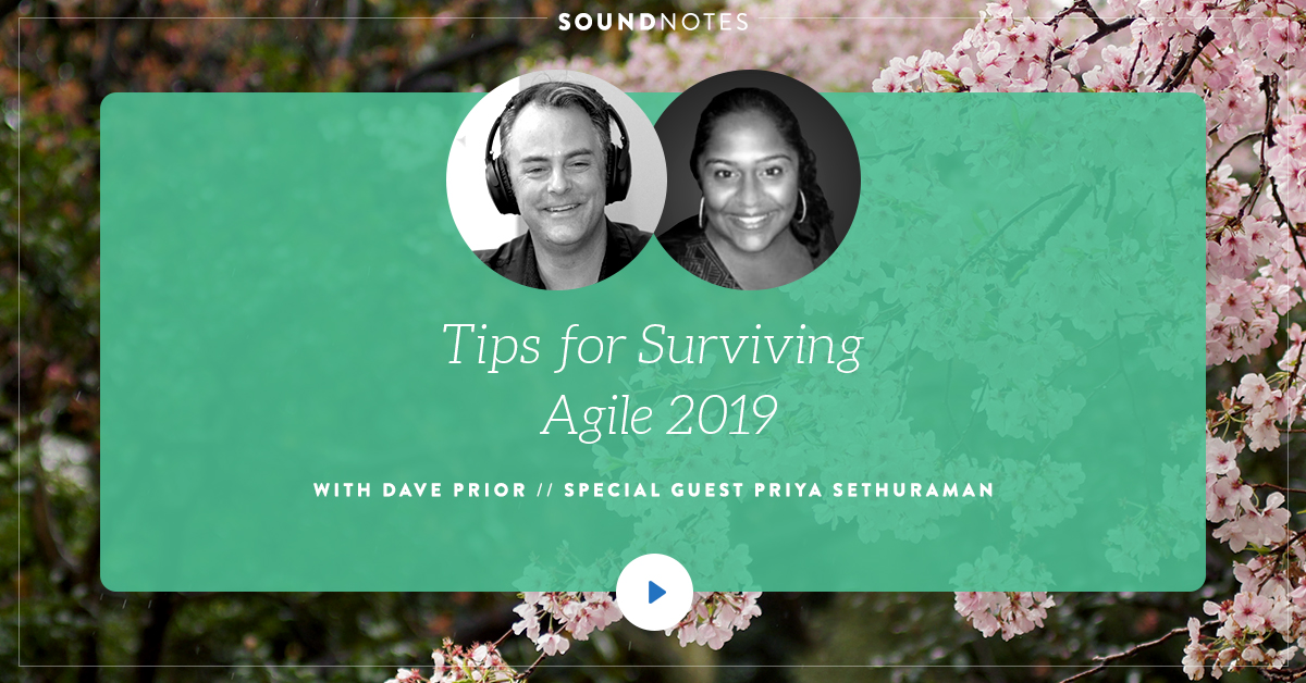 Surviving Agile 2019 w/ Priya Sethuraman