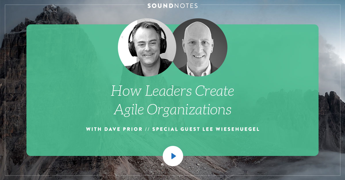 How Leaders Create Agile Organizations w/ Lee Wiesehuegel