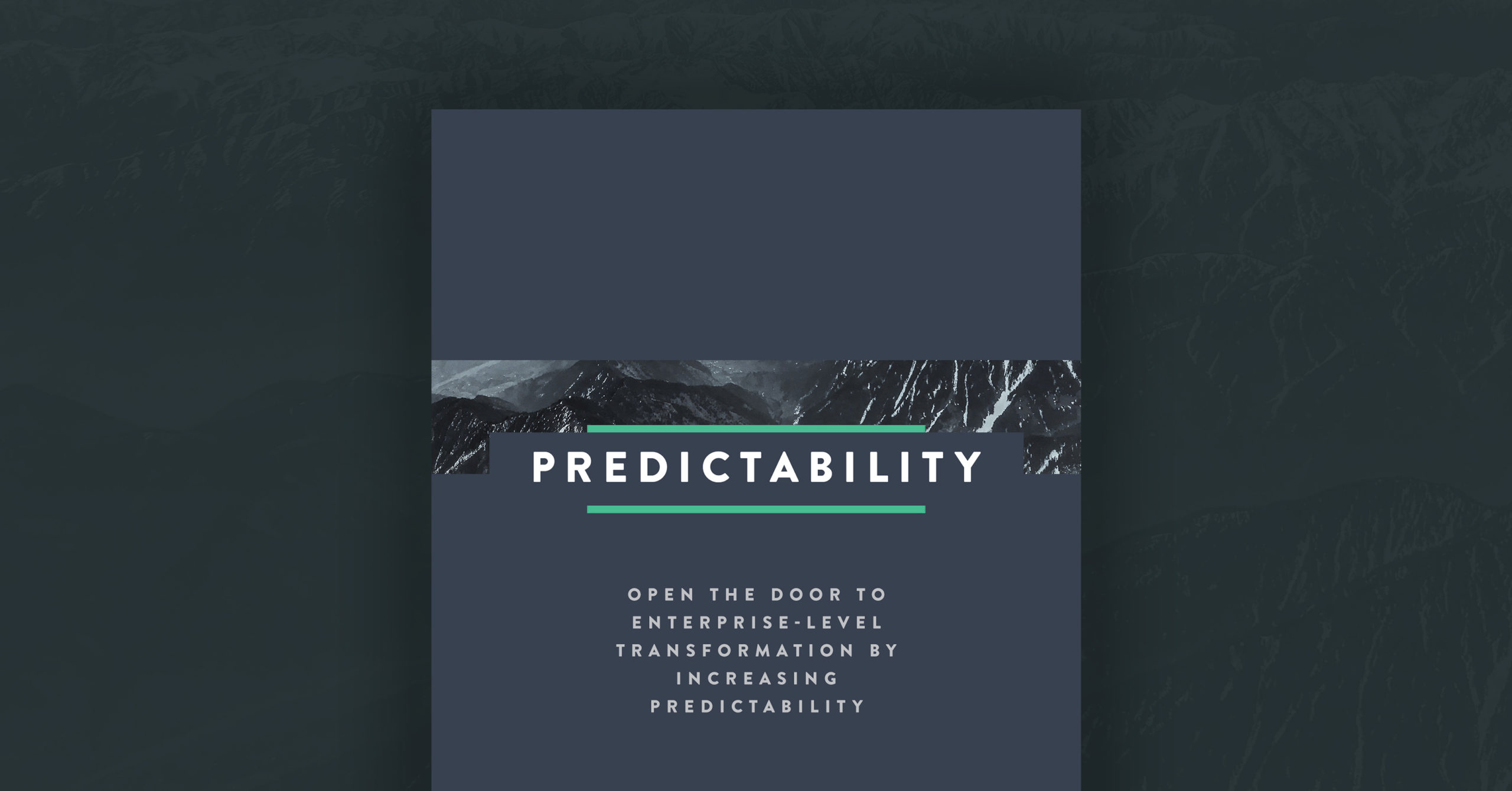 Improving Enterprise-Level Predictability with Agile